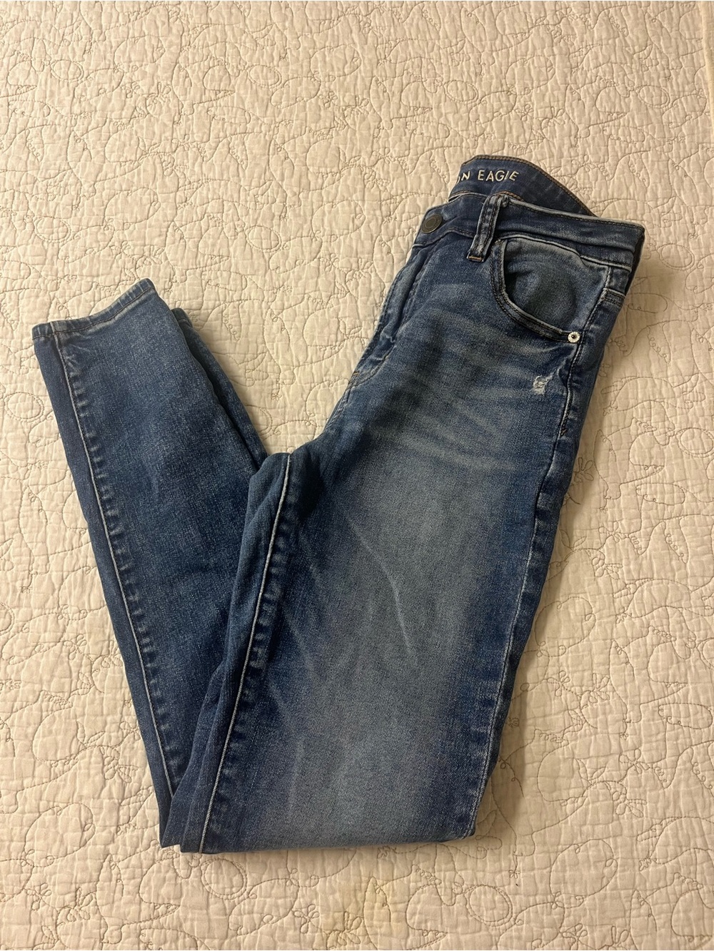 American Eagle Outfitters Womens Medium Wash Skinny Jeans
